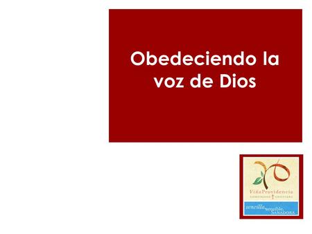 Obedeciendo la voz de Dios. Bendeciré a Jehová que me aconseja; aún en las noches me enseña mi conciencia. a Jehová he puesto siempre delante de mí; Porque.