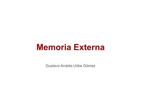 Gustavo Andrés Uribe Gómez