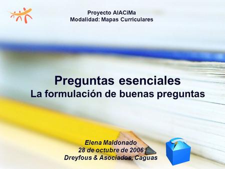 Proyecto AlACiMa Modalidad: Mapas Curriculares