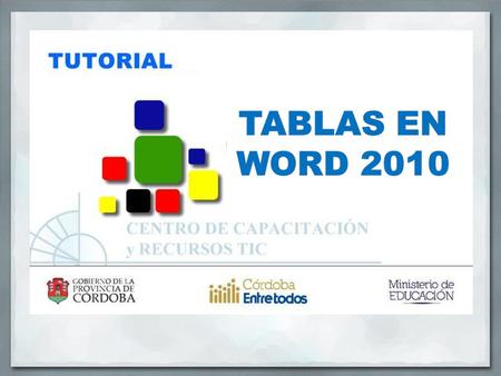 TABLAS EN WORD 2010.