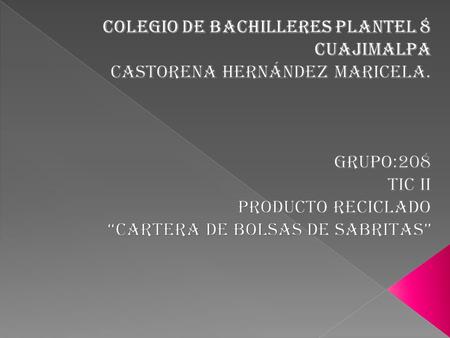 Colegio de Bachilleres Plantel 8 Cuajimalpa
