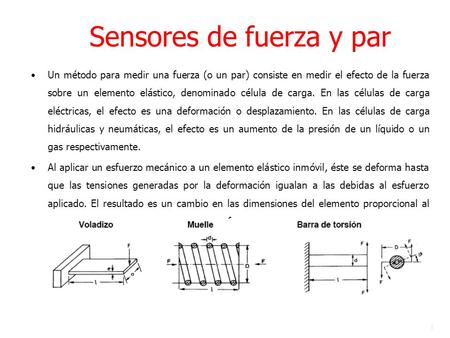 Sensores de fuerza y par