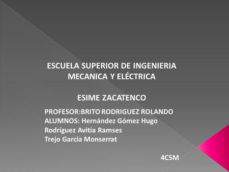 ESCUELA SUPERIOR DE INGENIERIA