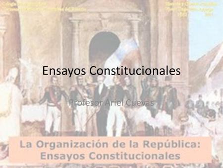 Ensayos Constitucionales