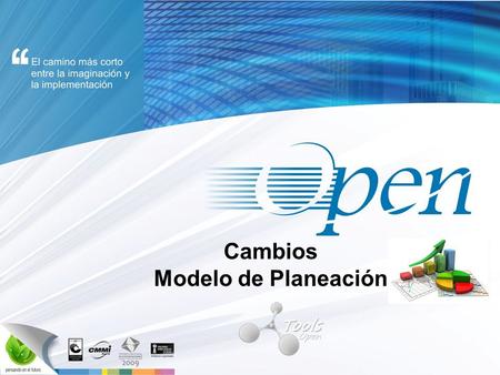 Cambios Modelo de Planeación. Tabla de Contenido Planeación de Saos  Revisión del Modelo Actual  Nuevo Modelo de Planeación  Valor Ganado  Mejoras.