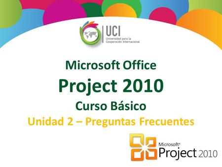 Microsoft Office Project 2010 Curso Básico