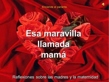 Esa maravilla llamada mamá