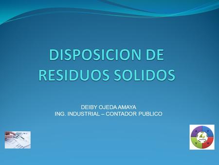 DISPOSICION DE RESIDUOS SOLIDOS