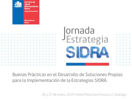 “Sistemas de Información de la Red Asistencial”