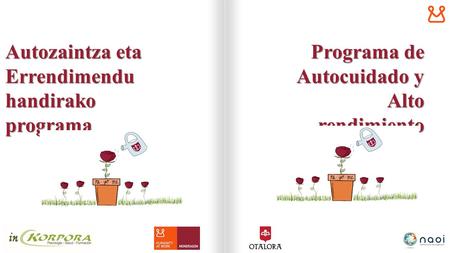 Programa de Autocuidado y Alto rendimiento Programa de Autocuidado y Alto rendimiento Autozaintza eta Errendimendu handirako programa.