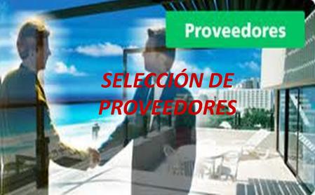 SELECCIÓN DE PROVEEDORES. ARCO IRIS LTDA SELECCIÓN DE PROVEEDORES PROVEEDOR DESCRIPCIÓN DEL PROVEEDOR (¿Quién es el proveedor?) ANÁLISIS DEL PROVEEDOR.