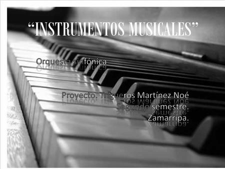 “INSTRUMENTOS MUSICALES”