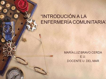 INTRODUCCION A LA ENFERMERIA COMUNITARIA