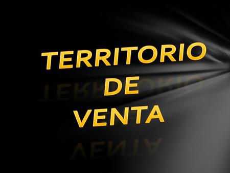 TERRITORIO DE VENTA.