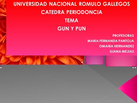 UNIVERSIDAD NACIONAL ROMULO GALLEGOS