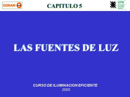 CURSO DE ILUMINACION EFICIENTE