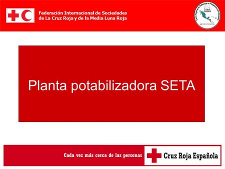 Planta potabilizadora SETA