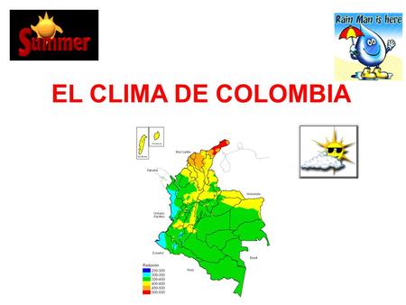 EL CLIMA DE COLOMBIA.