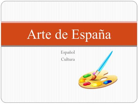 Arte de España Español Cultura.
