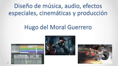 Selección y creación de música y efectos de audio