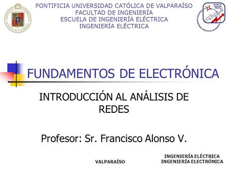 FUNDAMENTOS DE ELECTRÓNICA