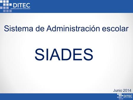 Sistema de Administración escolar
