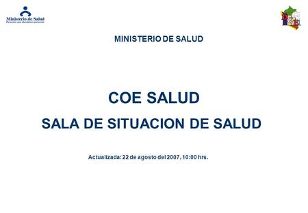 Actualizada: 22 de agosto del 2007, 10:00 hrs.