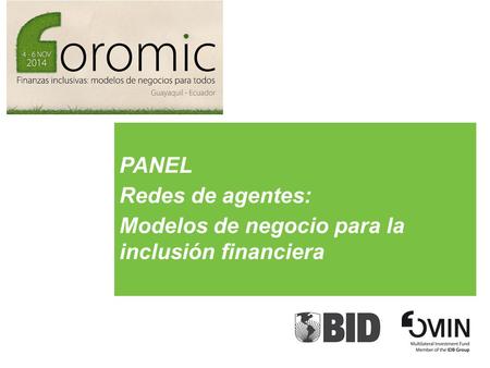 PANEL Redes de agentes: