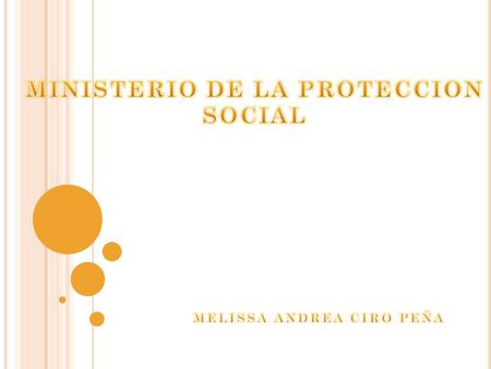 Visión. Ser la entidad que fije las políticas que propendan por el ingreso de las personas al mercado laboral, a la previsión social y a las redes de.