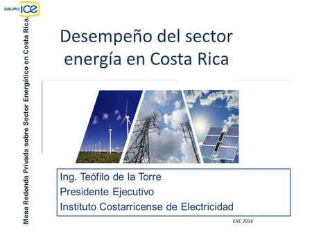 Desempeño del sector energía en Costa Rica
