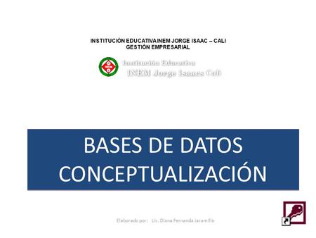 BASES DE DATOS CONCEPTUALIZACIÓN