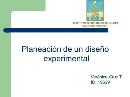 Planeación de un diseño