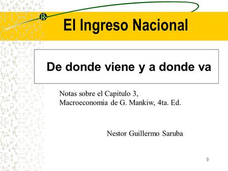 Contenido del capitulo