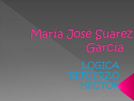 María José Suarez García