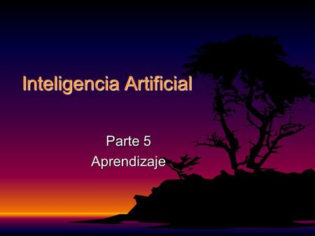 Inteligencia Artificial
