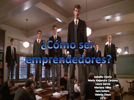 Ahora que hemos visto y de alguna manera profundizado más frente a lo que es emprender, formar un grupo de emprendedores y como se podría llegar.
