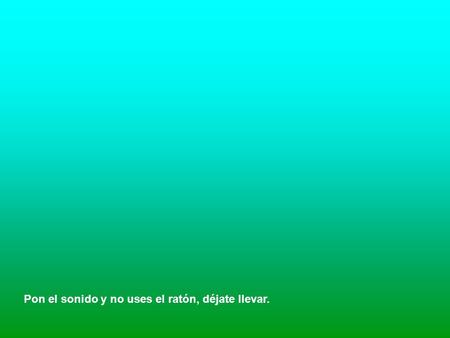 Pon el sonido y no uses el ratón, déjate llevar.