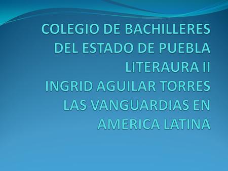 COLEGIO DE BACHILLERES DEL ESTADO DE PUEBLA