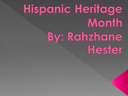  Hispanic Heritage Month begins on September 15 to October 15. Hispanic Heritage Month celebrates the history, culture, and contributions of American.