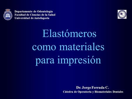 Elastómeros como materiales para impresión