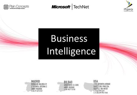 Business Intelligence. SQL Server Team Lead PABLO DOVAL.