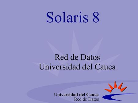 Red de Datos Universidad del Cauca