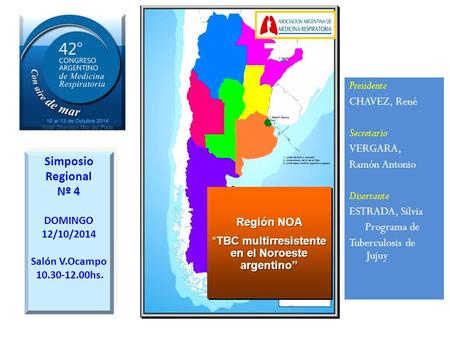 “TBC multirresistente en el Noroeste argentino”