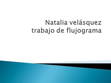 Natalia velásquez trabajo de flujograma