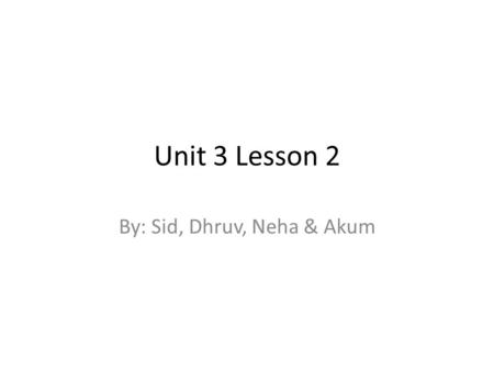 Unit 3 Lesson 2 By: Sid, Dhruv, Neha & Akum. Vocabulario: Discuss Obligations and Responsibilities – El ciudadano  citizen – El compromiso  commitment.