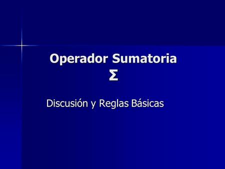 Discusión y Reglas Básicas