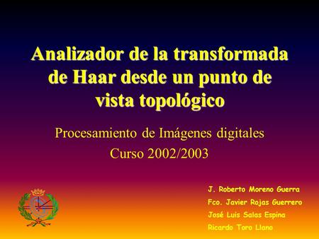 Procesamiento de Imágenes digitales