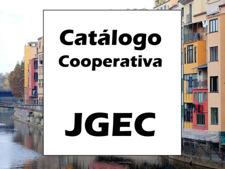 Catálogo Cooperativa JGEC.