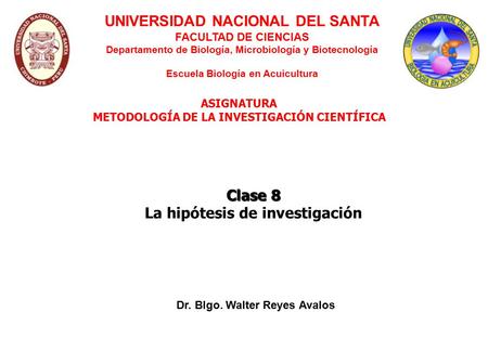 UNIVERSIDAD NACIONAL DEL SANTA