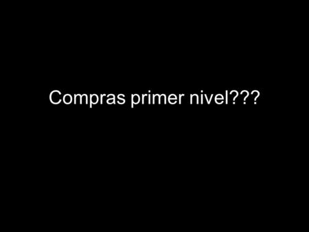 Compras primer nivel???. Esta es la experiencia de alguien que trabaja en una farmacia…. Hola banda de *******, hoy en día la mayoría de nosotros hemos.